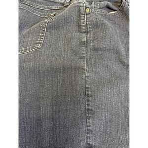 Riders by Lee Womens Dark Wash Denim Jeans Size 18P Straight Leg Mid Rise